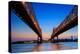 The Crescent City Connection Bridge on the Mississippi River in New Orleans Louisiana-f11photo-Premier Image Canvas