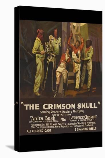 The Crimson Skull-null-Stretched Canvas