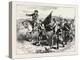 The Crowd at Springfield with the Black Flag, USA, 1870s-null-Premier Image Canvas