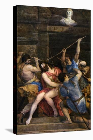 The Crowning with Thorns, C1542-Titian (Tiziano Vecelli)-Premier Image Canvas