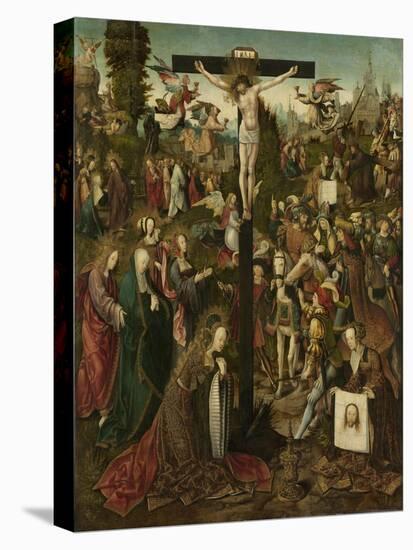 The Crucifixion, C.1507-C.1510-Jacob Cornelisz van Oostsanen-Premier Image Canvas