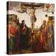 The Crucifixion with the Madonna, Saints John the Baptist, Mary Magdalen, Andrew and Francis-Cosimo Rosselli-Premier Image Canvas