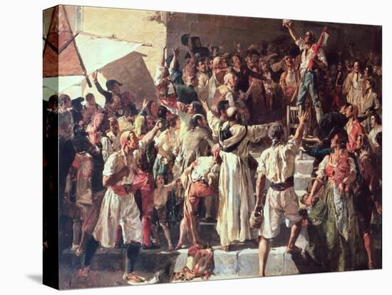 The Cry of the Palleter Declaring was on Napoleon, 1884-Joaquín Sorolla y Bastida-Premier Image Canvas