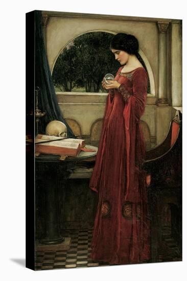 The Crystal Ball-John William Waterhouse-Premier Image Canvas