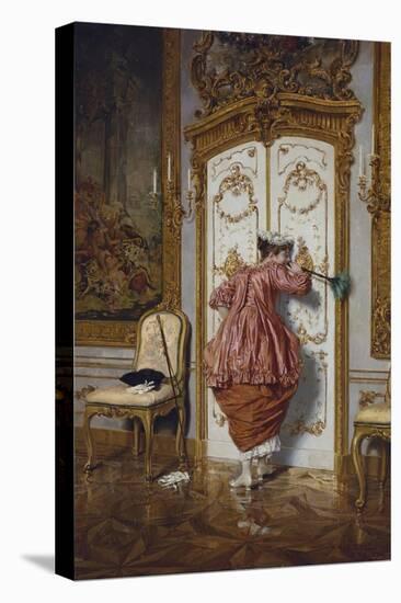 The Curious Maid-Giuseppe Brugo-Premier Image Canvas