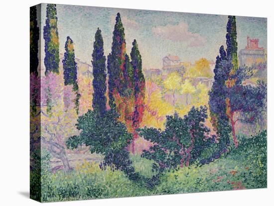 The Cypresses at Cagnes, 1908-Henri Edmond Cross-Premier Image Canvas