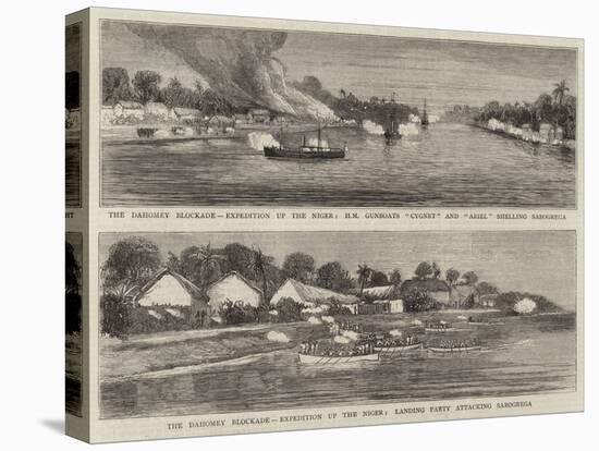 The Dahomey Blockade, Expedition Up the Niger-null-Premier Image Canvas