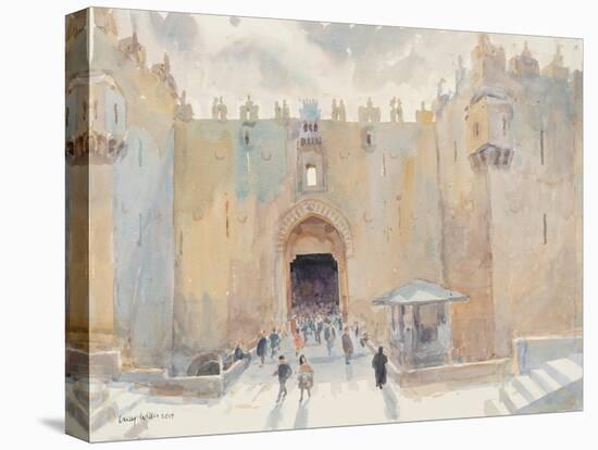 The Damascus Gate, Jerusalem, 2019 (W/C on Paper)-Lucy Willis-Premier Image Canvas