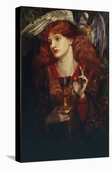 The Damsel of the Sanct Grail, 1874-Dante Gabriel Rossetti-Premier Image Canvas