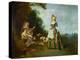 The Dance, Around 1719?-Jean Antoine Watteau-Premier Image Canvas