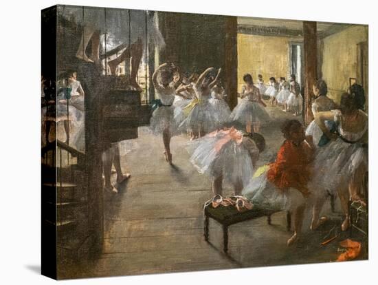 The Dance Class. 1873. Oil on canvas.-Edgar Degas-Premier Image Canvas