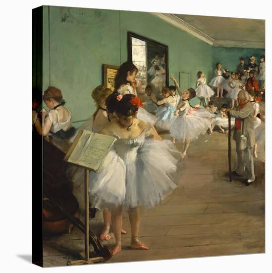 The Dance Class-Edgar Degas-Stretched Canvas