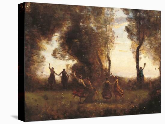 The Dance of the Nymphs-Jean-Baptiste-Camille Corot-Premier Image Canvas