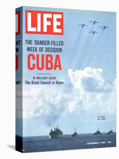 The Danger Filled Week of Decision: Cuba, US Navy Ships and Planes Off Cuba, November 2, 1962-Robert W. Kelley-Premier Image Canvas