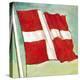 The Danish Flag-English School-Premier Image Canvas