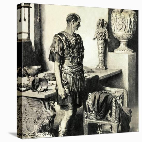 The Day That Caesar Died-Fortunino Matania-Premier Image Canvas