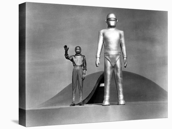 The Day The Earth Stood Still, Michael Rennie, 1951-null-Stretched Canvas