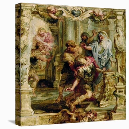 The Death of Achilles, 1630-1635-Peter Paul Rubens-Premier Image Canvas