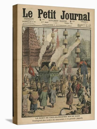 The Death of Chulalongkorn, King of Siam, Illustration from 'Le Petit Journal', 6th November 1910-French School-Premier Image Canvas