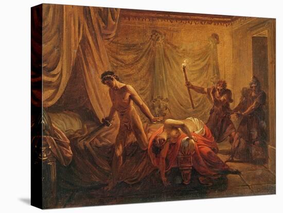 The Death of Cleonice-Jacques-Louis David-Premier Image Canvas