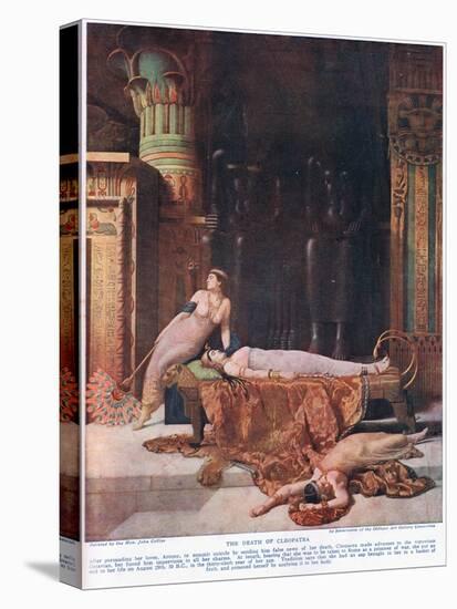 The Death of Cleopatra, C.1920-John Collier-Premier Image Canvas