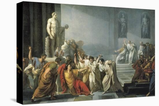 The Death of Julius Caesar-Vincenzo Camuccini-Stretched Canvas