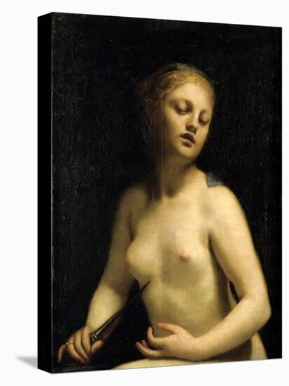 The Death of Lucretia, 17th Century-Guido Cagnacci-Premier Image Canvas