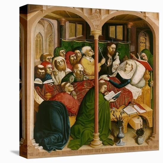 The Death of Mary. the Wings of the Wurzach Altar, 1437-Hans Multscher-Premier Image Canvas