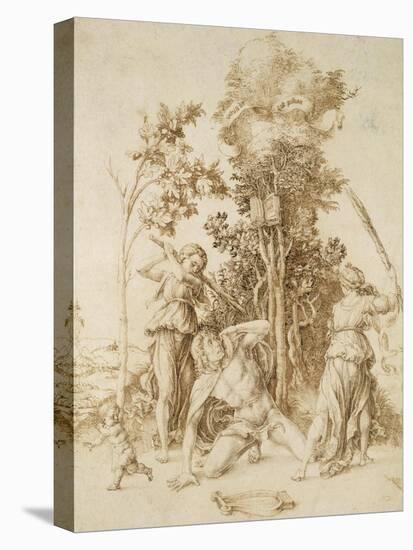 The Death of Orpheus, 1494-Albrecht Dürer-Premier Image Canvas