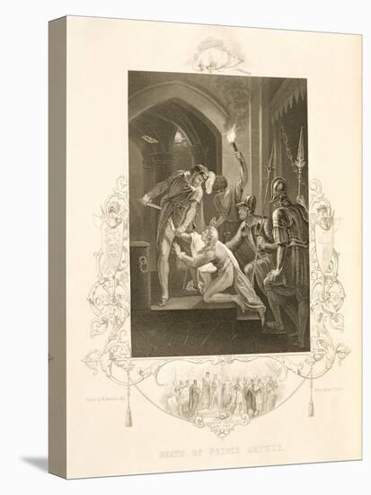 The Death of Prince Arthur, in King John by William Shakespeare (1564-1616) Engraved by J. Rogers-William Hamilton-Premier Image Canvas