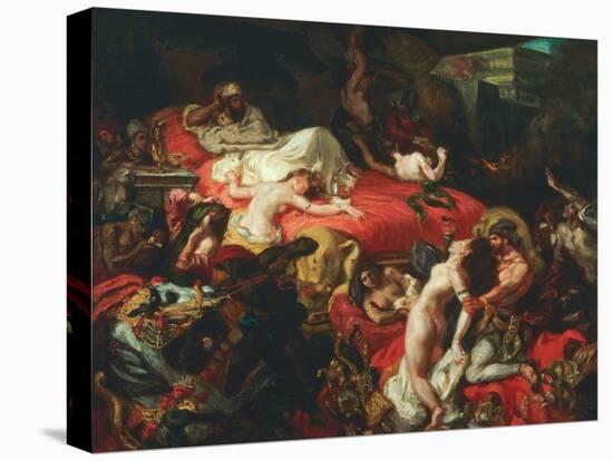 The Death of Sardanapalus, 1844 (Oil on Canvas)-Ferdinand Victor Eugene Delacroix-Premier Image Canvas