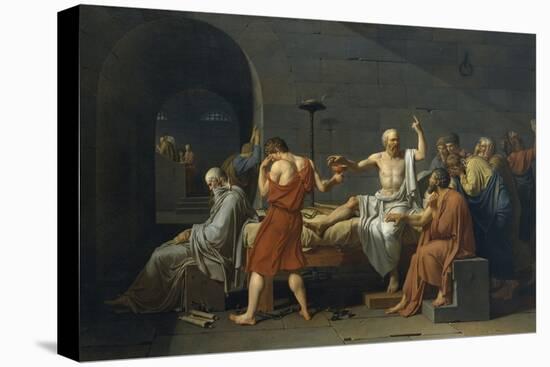 The Death of Socrates-Jacques-Louis David-Premier Image Canvas