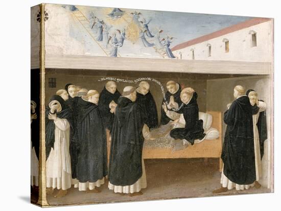 The Death of St. Dominic, from the Predella Panel of the Coronation of the Virgin, c.1430-32-Fra Angelico-Premier Image Canvas