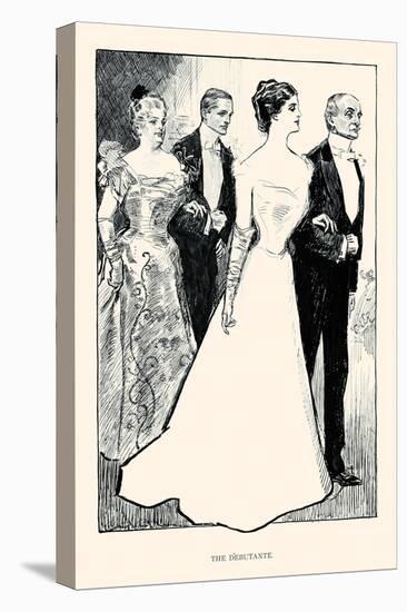 The Debutante-Charles Dana Gibson-Stretched Canvas