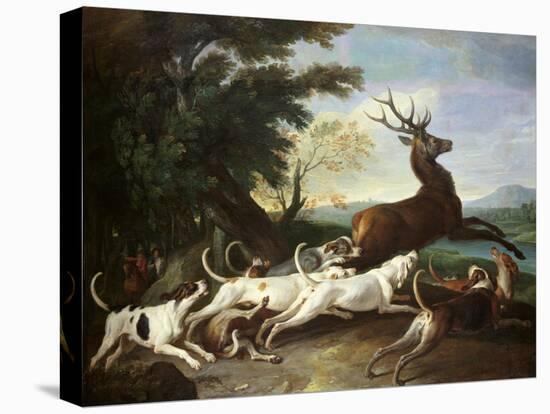 The Deer Hunt, 1718-Alexandre-Francois Desportes-Premier Image Canvas