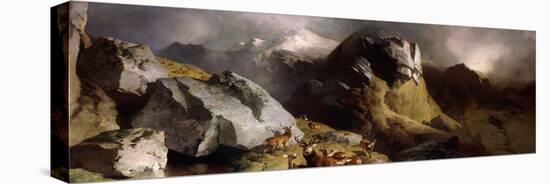 The Deer Pass, C.1852-Edwin Henry Landseer-Premier Image Canvas