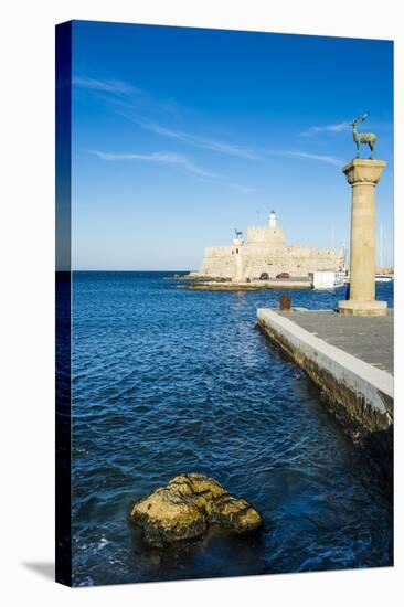 The Deers, the Medieval Old Town of the City of Rhodes, Rhodes, Dodecanese Islands, Greek Islands-Michael Runkel-Premier Image Canvas