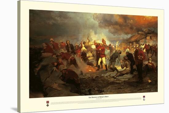 The Defence Of Rorke's Drift-Lady Butler-Stretched Canvas