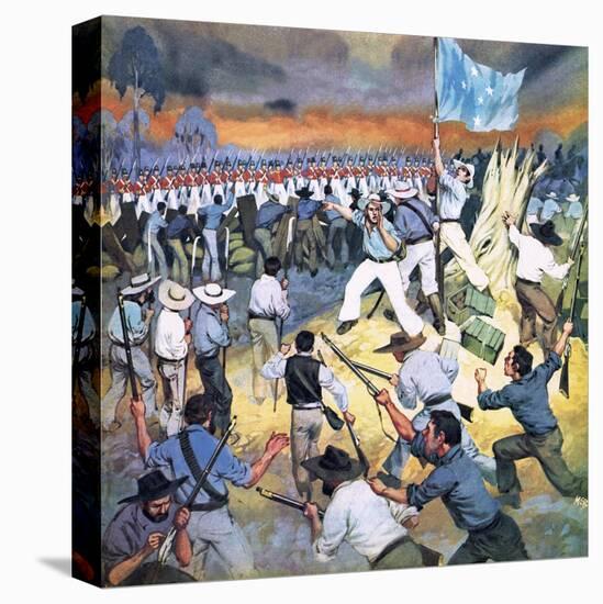 The Defence of the Eureka Stockade-Mcbride-Premier Image Canvas