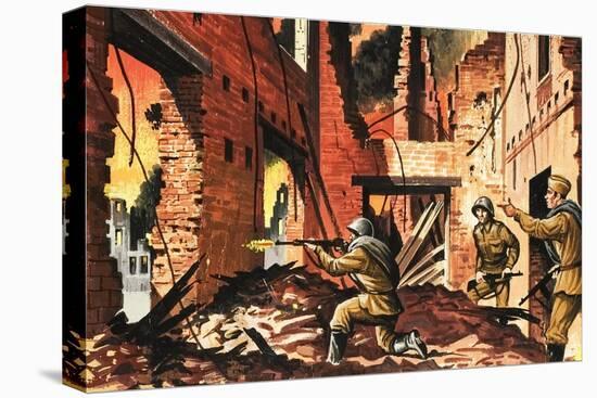 The Defense of Stalingrad During the Second World War-Dan Escott-Premier Image Canvas