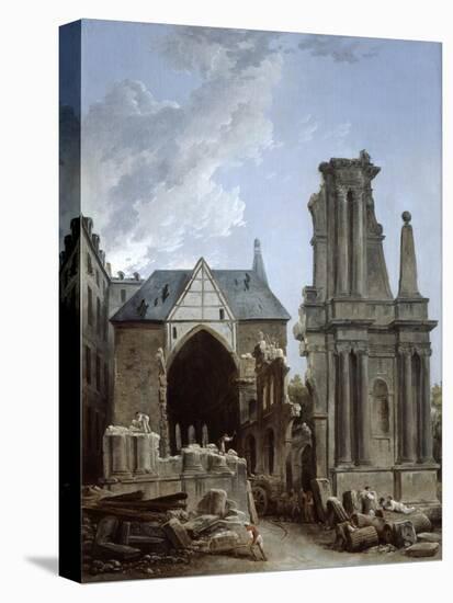 The Demolition of the Church of the Feuillants, 1805-Hubert Robert-Premier Image Canvas