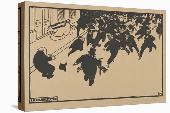 The Demonstration (La Manifestation), 1893-Felix Edouard Vallotton-Premier Image Canvas