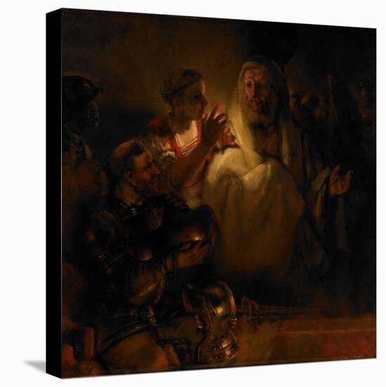 The Denial of Saint Peter, 1660-Rembrandt van Rijn-Premier Image Canvas