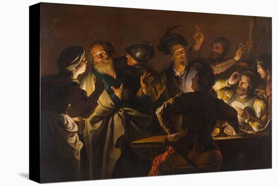 The Denial of St. Peter, c.1620-1625-Gerard Seghers-Premier Image Canvas
