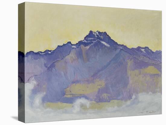 The Dents Du Midi, Viewed from Chesieres, 1912-Ferdinand Hodler-Premier Image Canvas