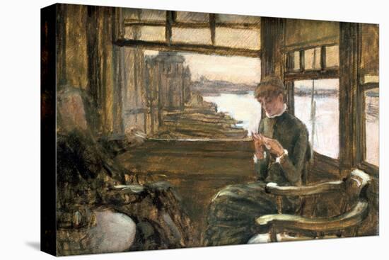 The Departure, 19th-Early 20th Century-James Jacques Joseph Tissot-Premier Image Canvas