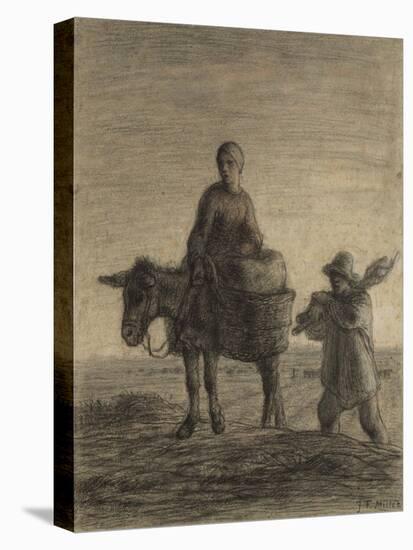 The Departure for Work, 1857-Jean-Francois Millet-Premier Image Canvas