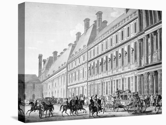 The Departure from Tuileries Palace, 2nd December 1804, 19th Century-null-Premier Image Canvas