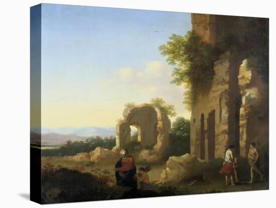 The Departure of Abraham and Isaac, 17th Century-Cornelis van Poelenburgh-Premier Image Canvas