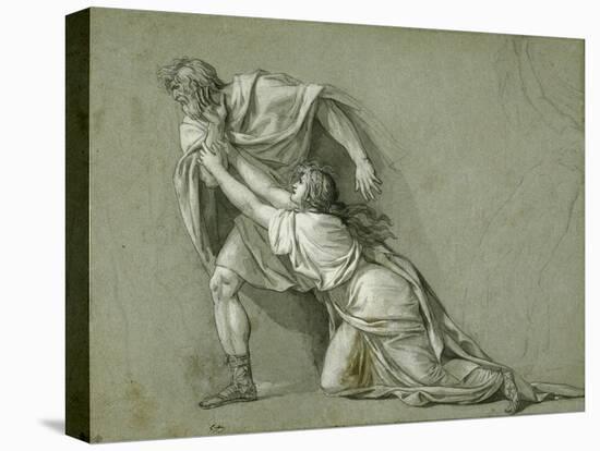 The Departure of Marcus Attilius Regulus for Carthage, 1785-86-Jacques Louis David-Premier Image Canvas